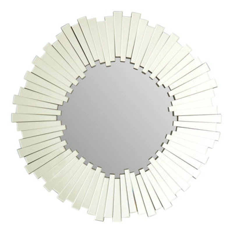 Image of Orsina Flared Edge Round Wall Mirror
