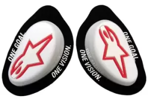 Image of Alpinestars GP Knee Sliders, white, white, Size One Size