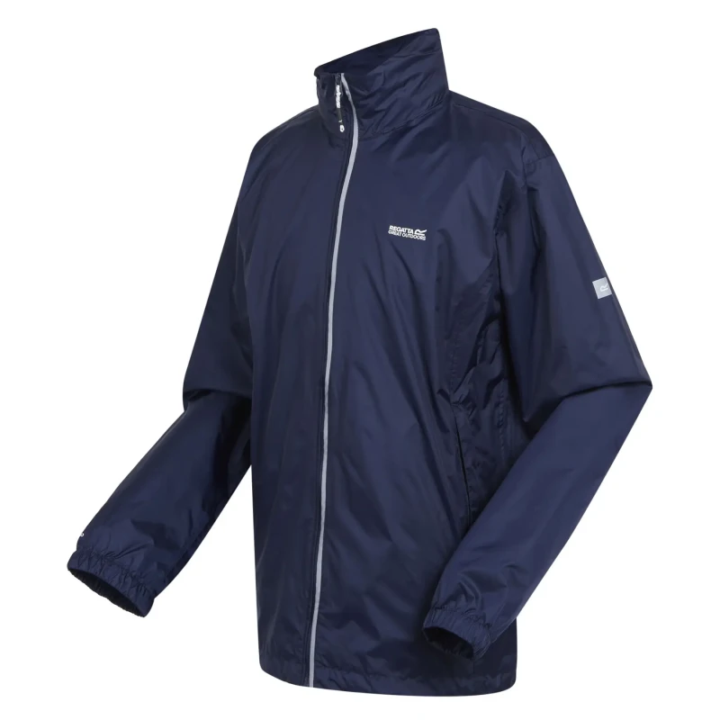 Image of Regatta Regatta Men 'Lyle IV' Waterproof Packaway Jacket in Mid Navy Size: Medium Mid Navy M Male 5051522807016