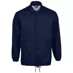Image of SOLS Unisex Adults Sacramento Windbreaker Jacket (S) (French Navy)