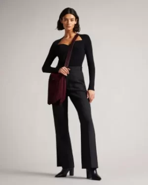 Image of Ted Baker Sweetheart Neckline Knitted Top