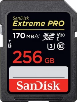 Image of SanDisk 256GB ExTreme Pro SDXC