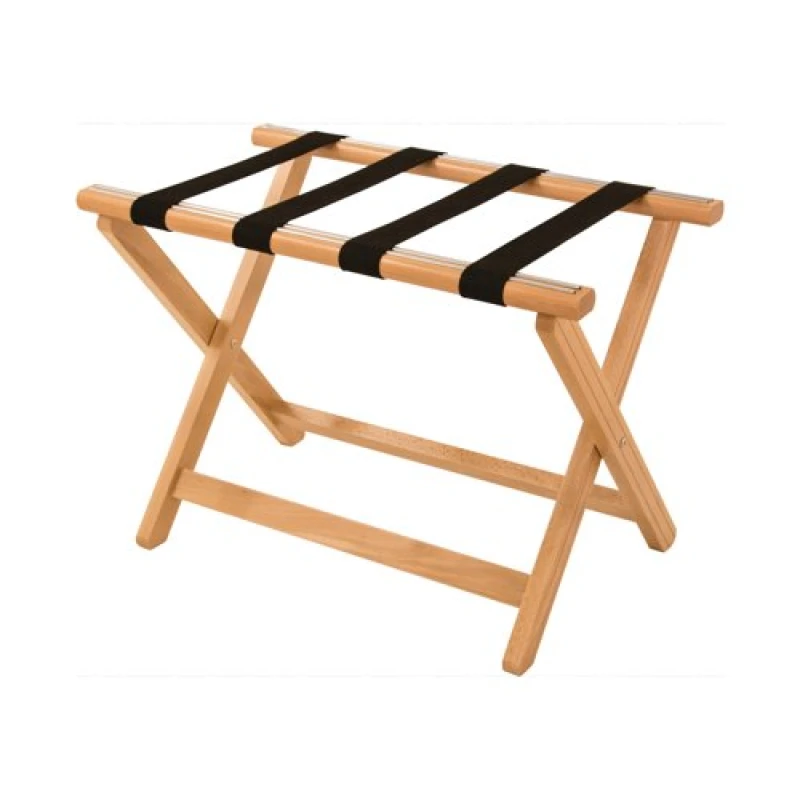 Image of York Wooden Luggage Rack Light Wood 5187