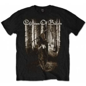 Image of Children Of Bodem Doom Death Mens Black T Shirt: Medium