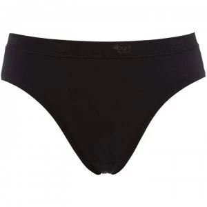 Image of Sloggi Sensual Fresh Tai Briefs - Black