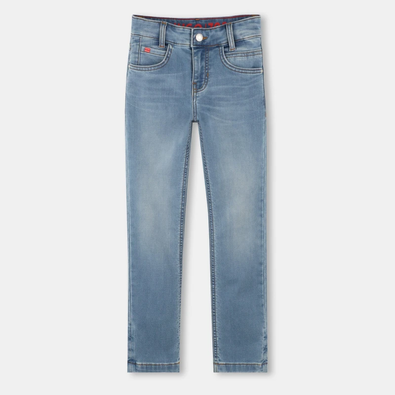 Image of Hugo Kids Slim Fit Jeans Bleach Z74 male 8Y