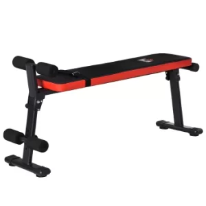 Image of HOMCOM Multifunctional Sit Up Bench Adjustable Leg Placements Exercise Foldable Exercise Machine for Home, Office and Gym