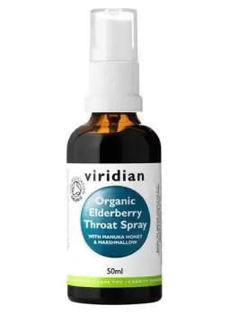 Image of Viridian Organic Elderberry Throat Spray 50ml
