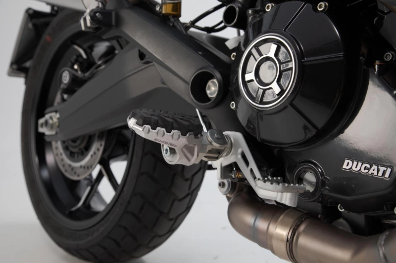 Image of SW-Motech EVO footrest kit - Ducati models / Benelli TRK 502 X (18-).