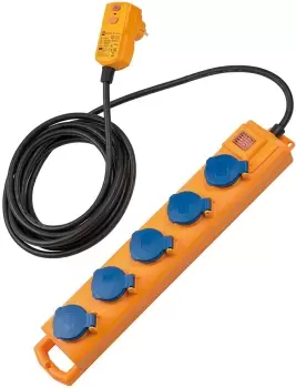 Image of Brennenstuhl 1159900805 power extension 5m 5 AC outlet(s) Indoor...