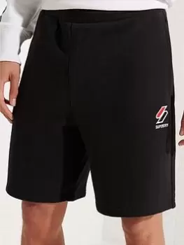 Image of Superdry Sportstyle Essential Short, Black Size M Men
