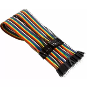 Image of Whadda WPA414 40 Pins 30 Cm Male To Female Jumper Wire (Flat Cable)