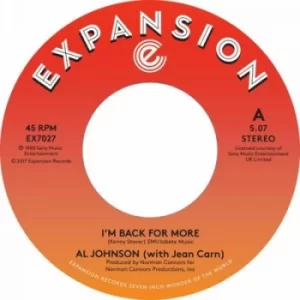 Image of Im Back for More/Ive Got My Second Wind by Al Johnson Vinyl Album