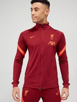 Image of Nike Liverpool FC 21/22 Walk Out Jacket - Red, Red Size M Men