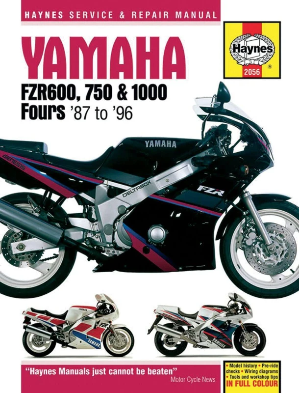 Image of 2056 - Haynes Repair Manual For Yamaha FZR 1000 1987-1995 2056