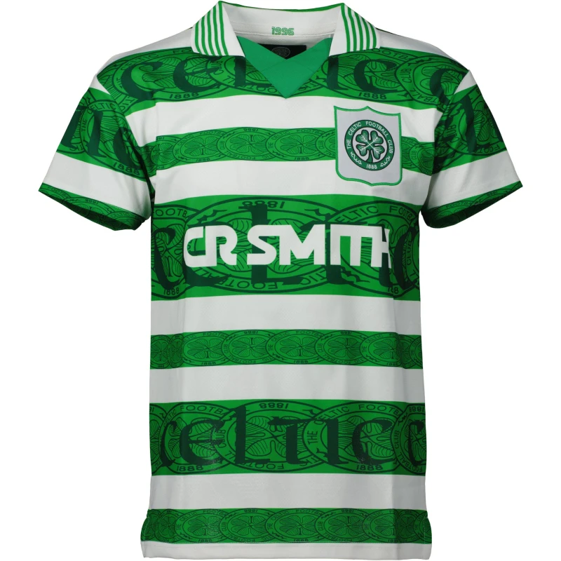 Image of Team Mens Celtic Home Licensed Retro Football Shirts Green/White male Medium