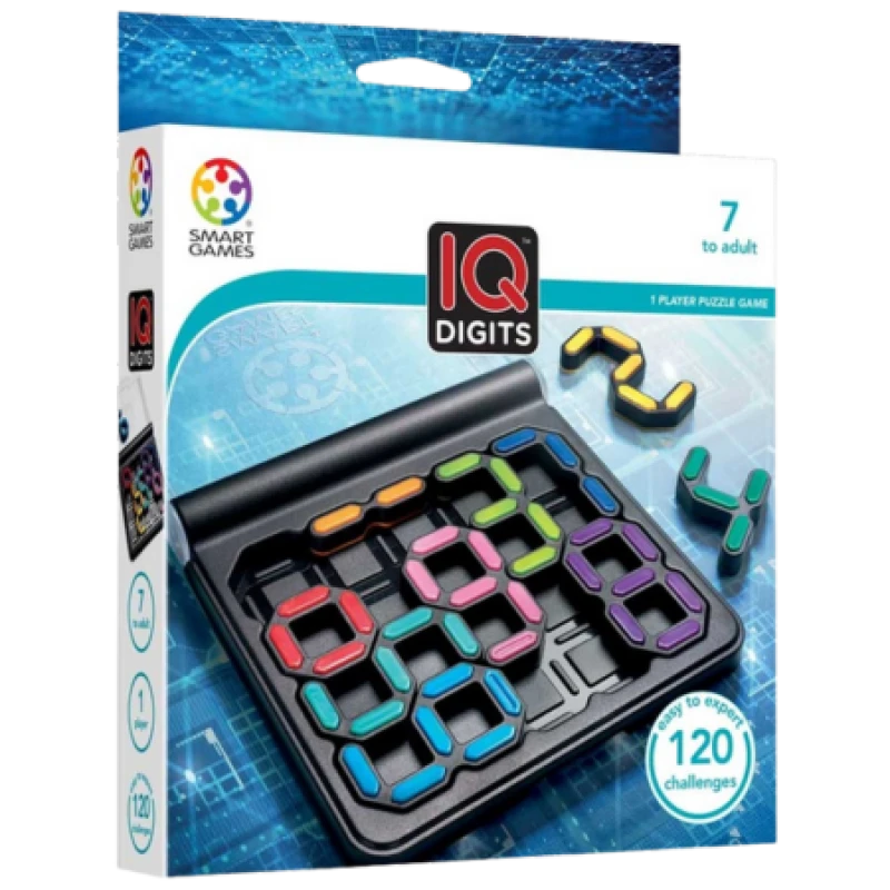 Image of SmartGames IQ Digits Puzzle Game SMART-SG301