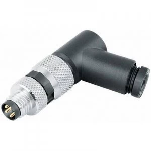 Image of Sensor actuator connector M8 Plug right angle No. of pins RJ