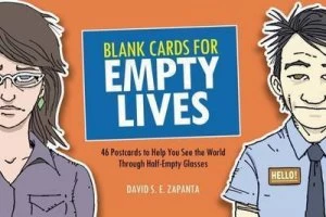 Image of Blank Cards for Empty Lives by David Zapanta Hardback