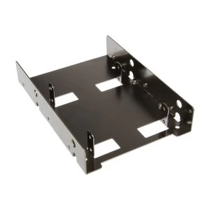 Image of Silverstone SST-SDP08B Bay Converter 35 to 2x 2.5" - Black