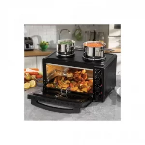 Image of Daewoo 3000W 42 Litre Electric Mini Oven with Hot Plates