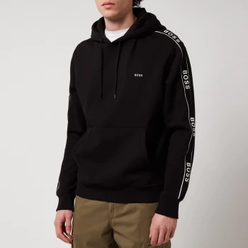 Image of BOSS Smart Casual Mens Seeger Popover Hoodie - Black - M