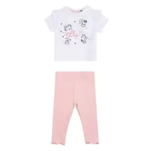 Image of Elle Cat SS FrillSet Bb99 - White