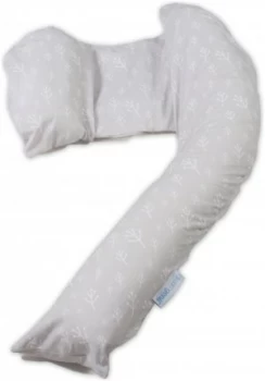 Image of Dreamgenii Pregnancy Pillow Floral Grey