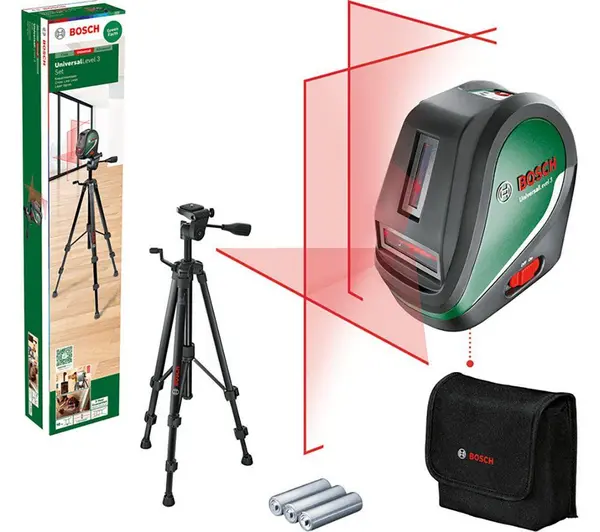 Image of Bosch UNIVERSALLEVEL 3 Cross Line Laser Level (New) 0603663904
