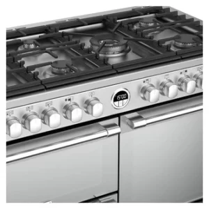 Image of Stoves 444444502 Sterling S1100DF 110cm Dual Fuel Range Cooker in St S
