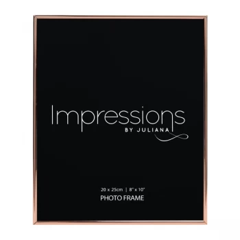 Image of 8" x 10" - Copper Plated Photo Frame Oblong Thin