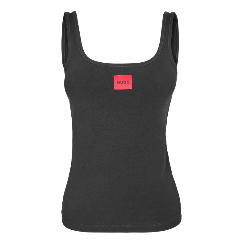 Image of Hugo Red Logo Label Vest Black female 8 (S)