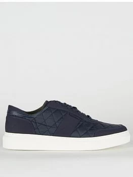 Image of Barbour Liddesdale Quilted Trainers, Navy, Size 9, Men