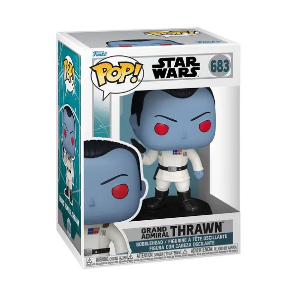 Image of Star Wars Ahsoka - Grand Admiral Thrawn Vinyl Figur 683 Funko Pop! multicolour