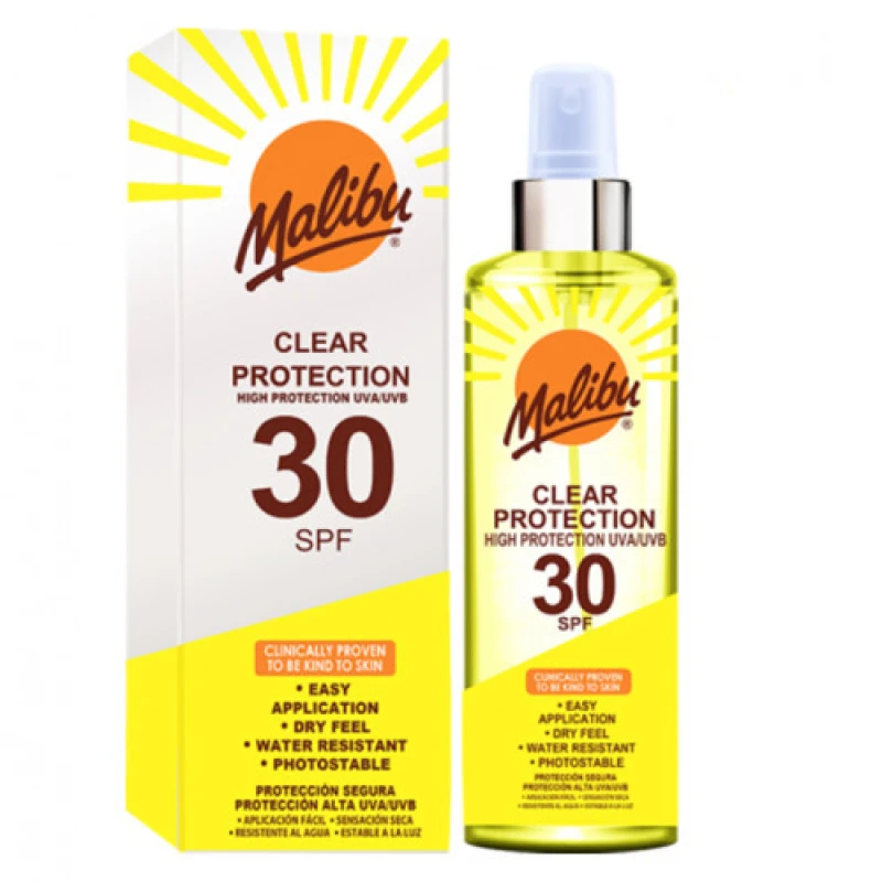 Image of Malibu Clear All Day Sun Protection SPF30 250ml
