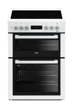 Image of Beko XTC653W 60cm White Electric Ceramic Cooker