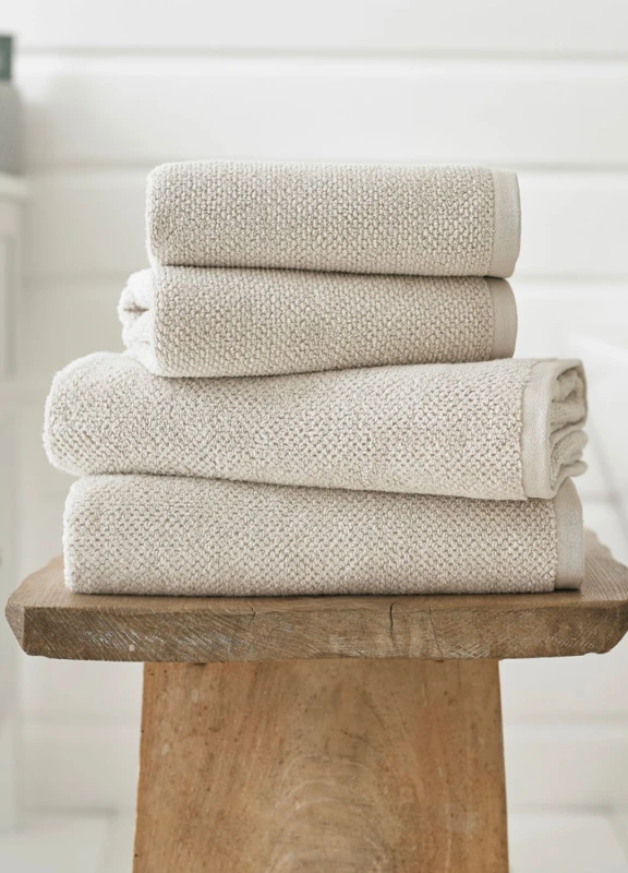 Image of Deyongs Romeo Hand Towel - Sand Stone WY1LH Unisex Bath Sheet,Bath Towel,Hand Towel