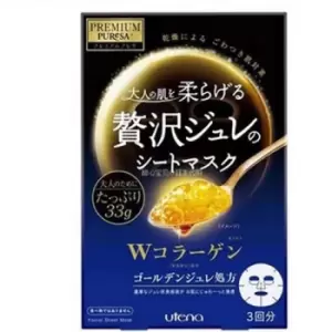 Image of Utena - Premium Puresa Golden Jelly Mask [Collagen] 3 pcs (33g)