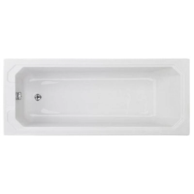Image of nuie Art Deco Bath (1700x700), White NLB109