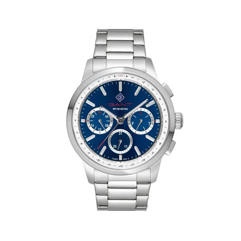 Image of Gant Middletown Wristwatch Silver/Blue male One Size