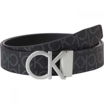 Image of Calvin Klein Ck Rev. Adj. New Mono Belt 3.5CM - Black Mono