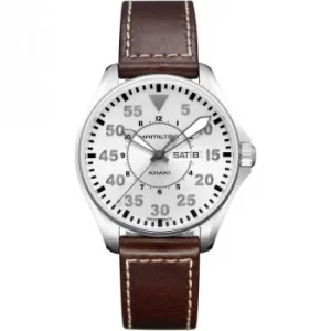 Image of Mens Hamilton Khaki Pilot Quartz 42mm Watch