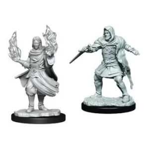 Image of Critical Role Unpainted Miniatures (W1) Hollow One Rogue and Sorceror Male