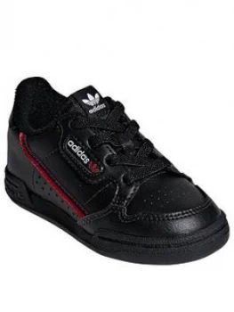 Image of adidas Originals CONTINENTAL 80 EL Infant Trainers, Black, Size 5