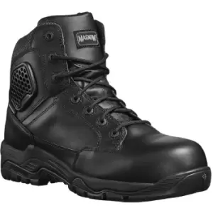 Image of Magnum Strike Force 6.0 Mens Leather Uniform Safety Boots (3 UK) (Black) - Black