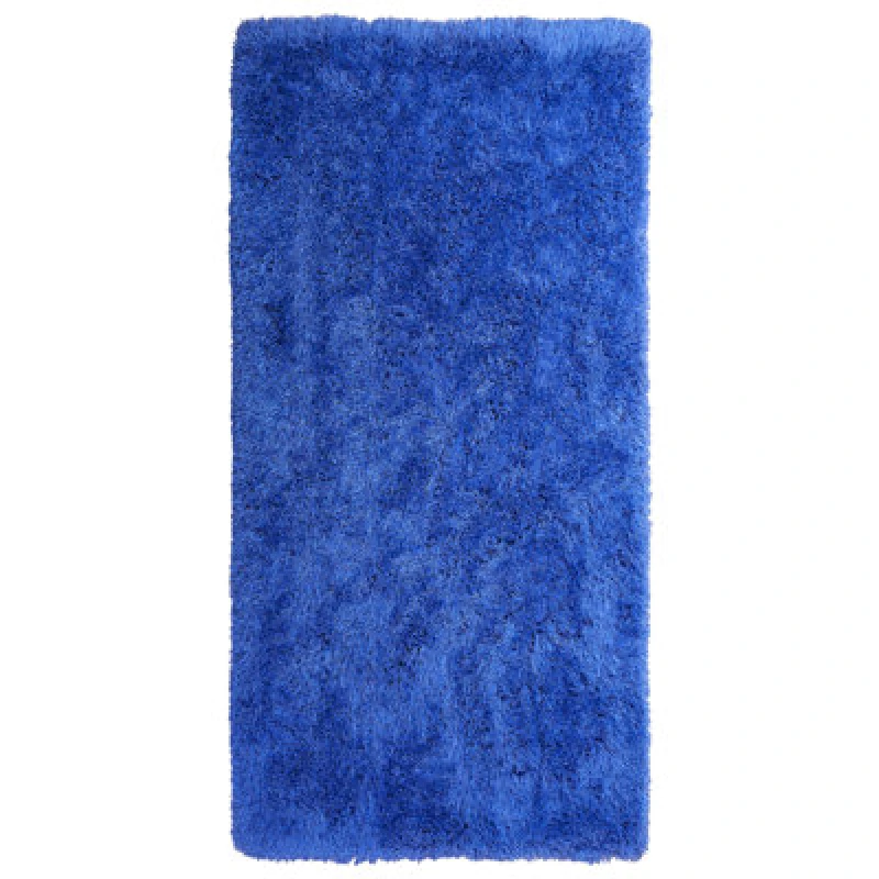 Image of Beliani Shaggygy Rug Cide Blue 80 X 150 Cm