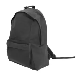 Image of Bagbase Maxi Fashion Backpack / Rucksack / Bag (22 Litres) (One Size) (Graphite)