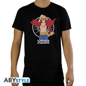 Image of One Piece - Luffy New World Mens Medium T-Shirt - Black