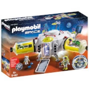 Image of Playmobil Space Mars Space Station with Functioning Double Laser Shooter (9487)
