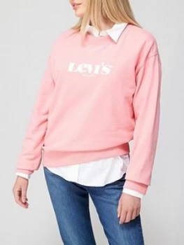 Image of Levis Graphic Standard Crew - Pink